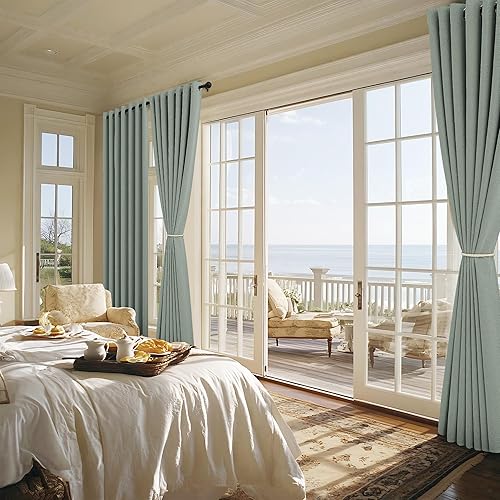 Vista 216 de NICETOWN - Cortina divisora que reduce el ruido para loft, habitación, sótano, hospital, clínica, laboratorio, cubículo, pantalla de privacidad