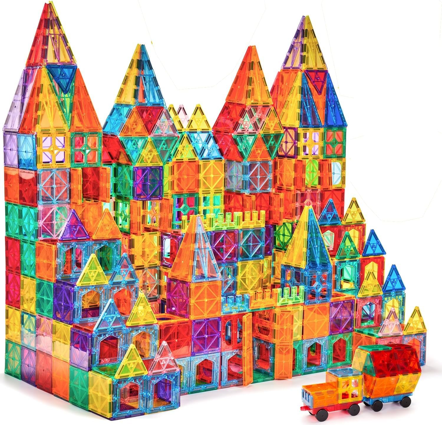 Swift 120 Pcs Magnetic Building Tiles for Kids, STEM Blocks Toys for 3+ Year Old Boys/Girls-Learning by Playing Games for Toddlers- Kids Toys Construction Toys-Inspirational, Educational, Conventional