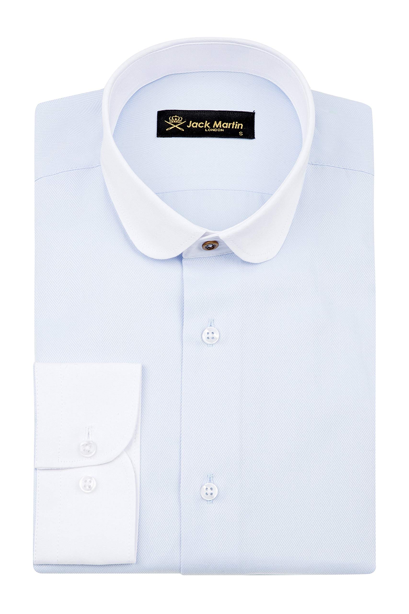 Jack Martin LondonClub Collar Shirts for Men | Mens Long Sleeve Shirt | Mens Dress Shirts | Mens Shirts Casual Stylish | Button Up Shirt Men
