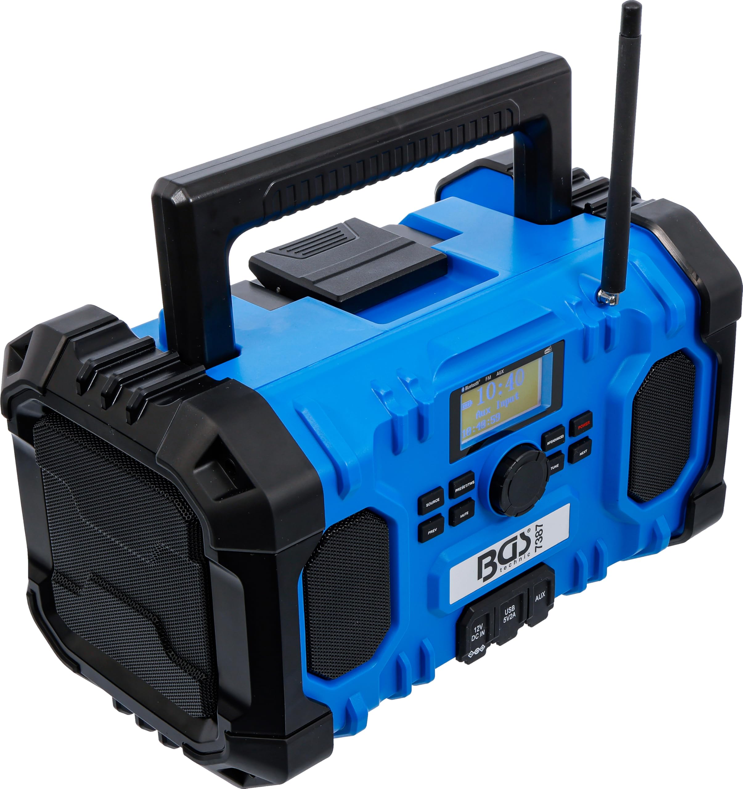 BGS 7387 | AkkuDAB Radio | Hybrid | 18 V y 230 V | sin batería | Radio para Obras