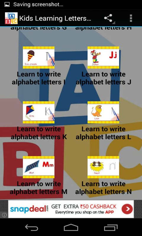 Kids Learning Letters Videos:Amazon.com:Appstore for Android