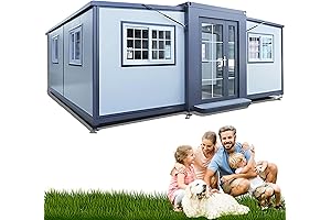 20 ft Tiny House for Easy Living - Insulated Prefab Home with Comfort and Space