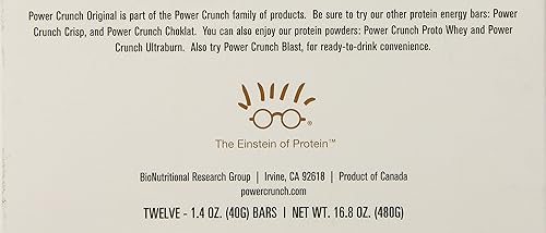 Miniatura 4 de Power Crunch Bar crema de vainilla francesa 14 onzas