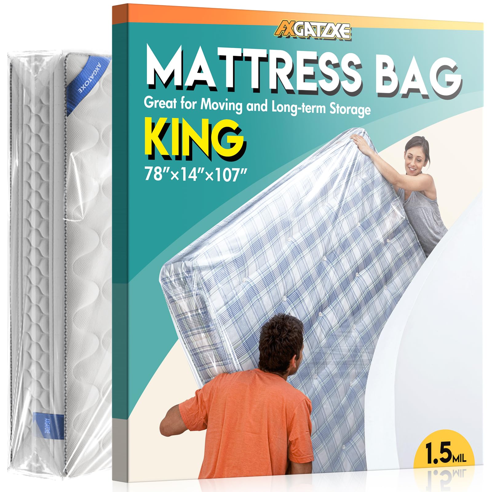 Axgatoxe Plastic Mattress Bag - mattress protectors and encasements | Mubboo