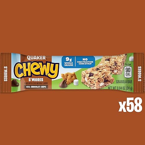 Miniatura 4 de Quaker Barras de granola masticables, S'mores, 58