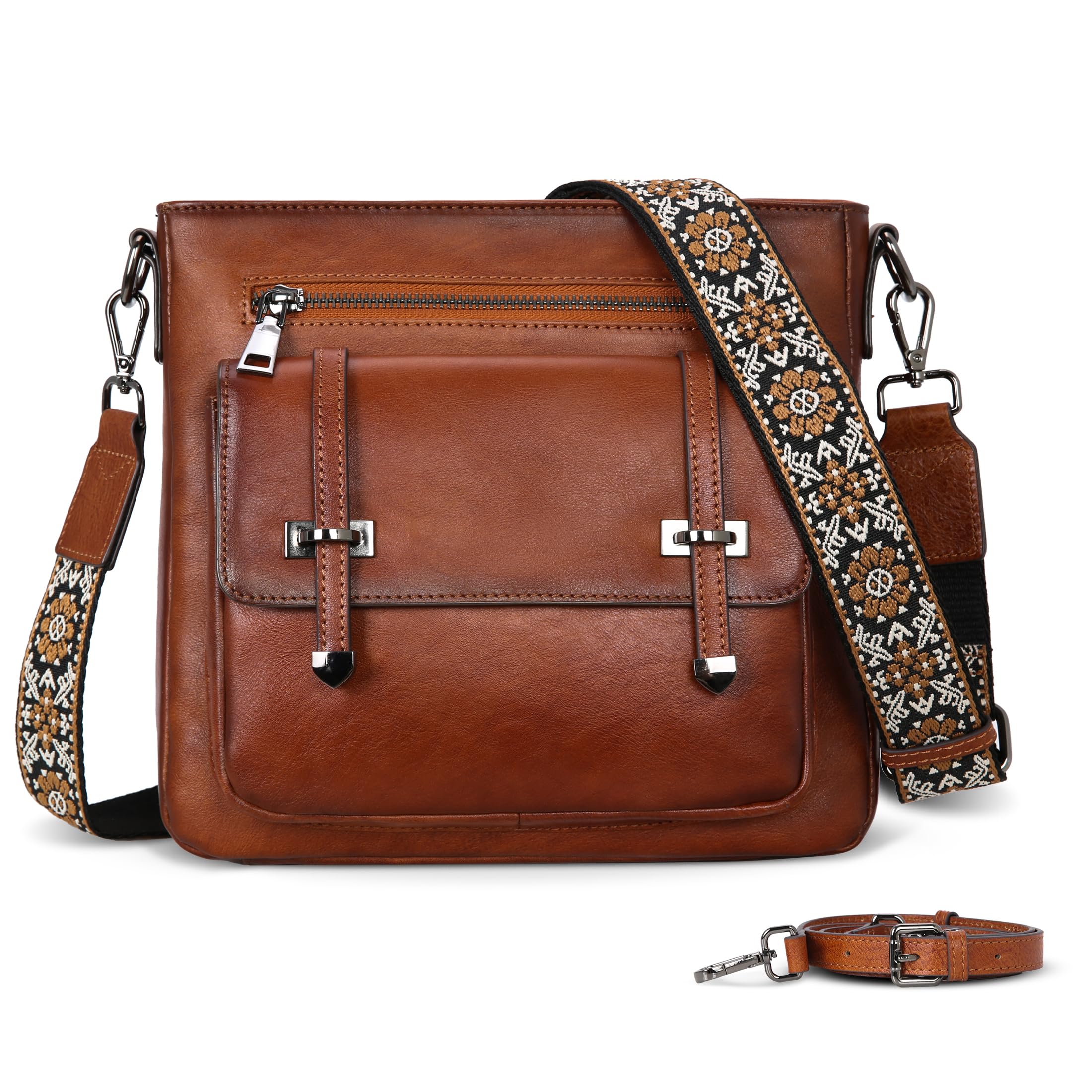 Iswee Soft Leather Crossbody Medium
