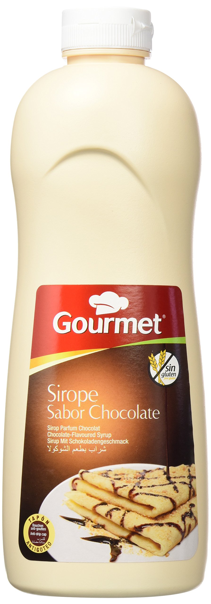 Gourmet - Sirope - Sabor chocolate - 1200 g - [Pack de 3]