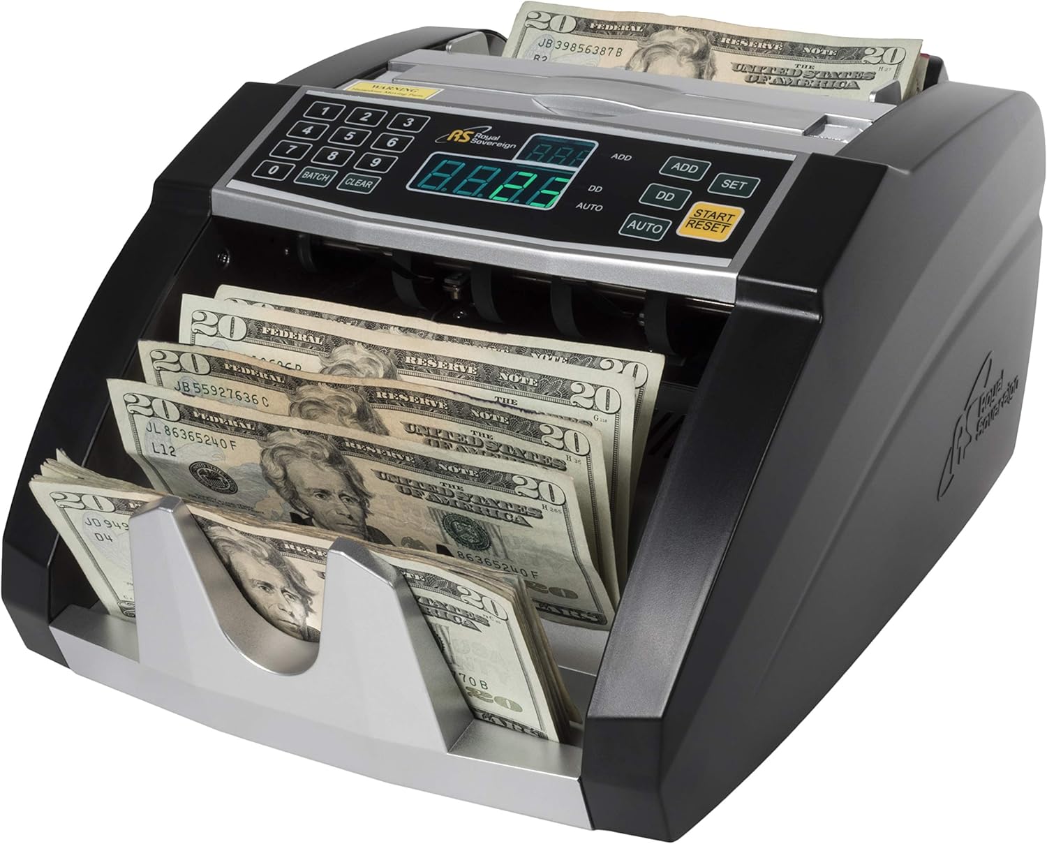 Royal Sovereign High Speed Bill Counter With Rear Dollar Bill Loader (RBC-660) : Office Products