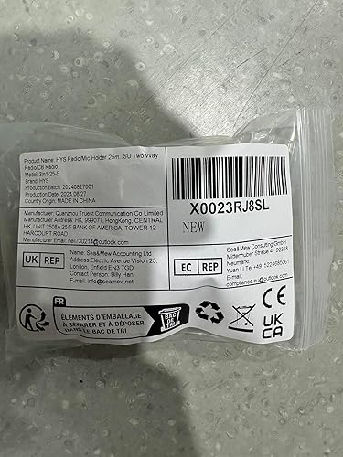 Miniatura 9 de HYS Percha de radio de manomicrófono con clip para cinturónsoporte de perilla redonda con adaptador de cabeza de bola de 1 pulgada (0.984 in)