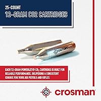 Vista 3 de Crosman cartuchos de CO2 de 12 gramos (paquete de 25 unidades)