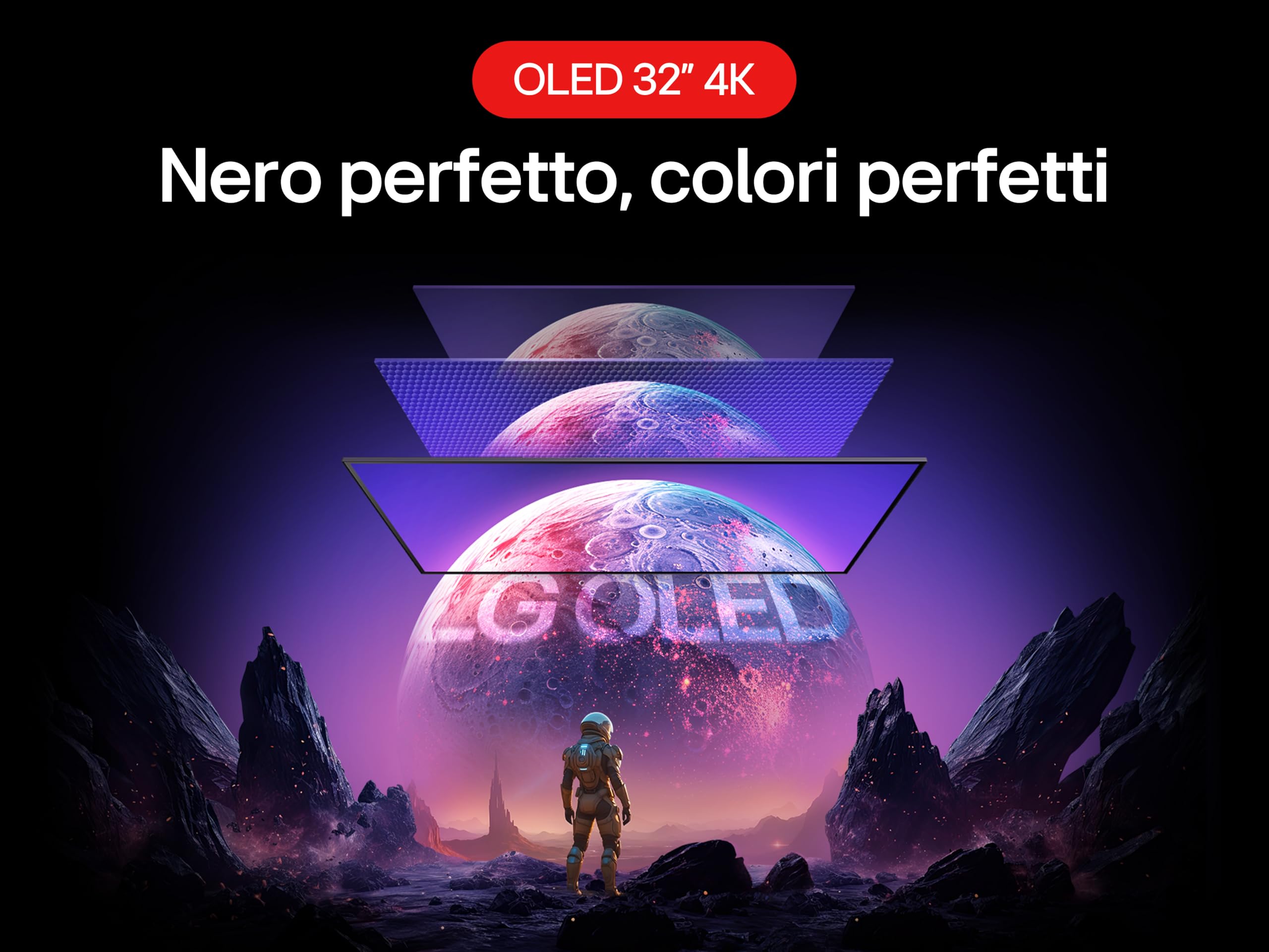 LG Ultragear 32GX850A-B.AEU 32" Gaming PC Display - Panel OLED o rozdzielczości UHD (3840 x 2160), 0,03ms 165Hz, DisplayHDR400 True Black, DCI-P3 98.5% (CIE1976), FreeSync Premium Pro, kompatybilny
