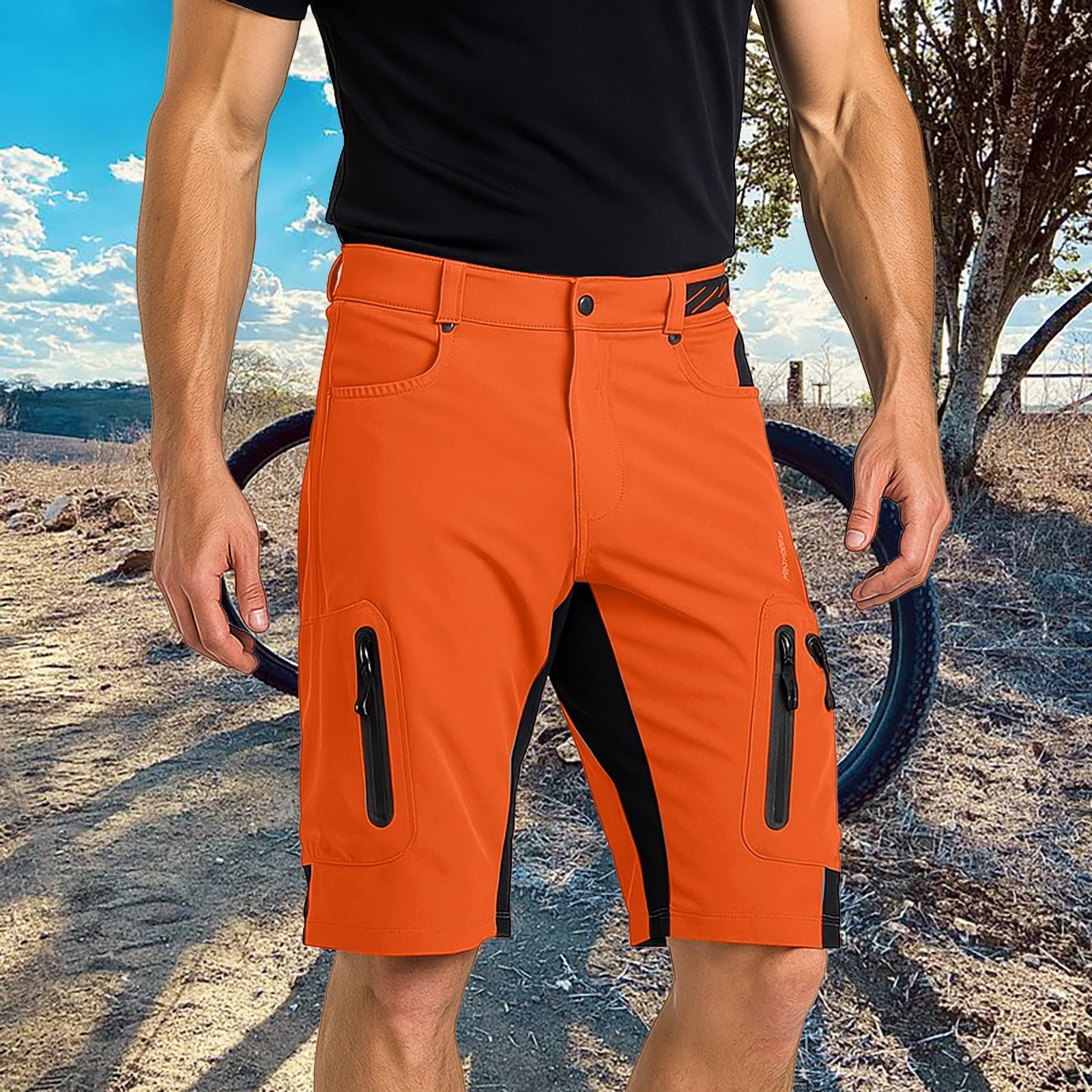 Short de randonnée 2026 pour homme - Pour l'extérieur, le cyclisme, le cyclisme, le sport, les loisirs, le sport, la plage, etc