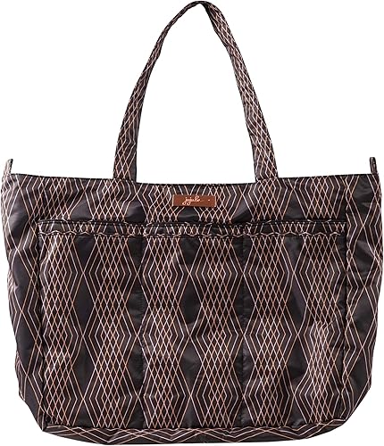 JuJuBe Super Be - Bolsa grande con cremallera, ligera, para uso diario, color rosa prisma, rosado prisma