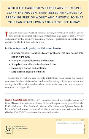 How to Stop Worrying and Start Living: Time-Tested Methods for Conquering Worry (Dale Carnegie Books)