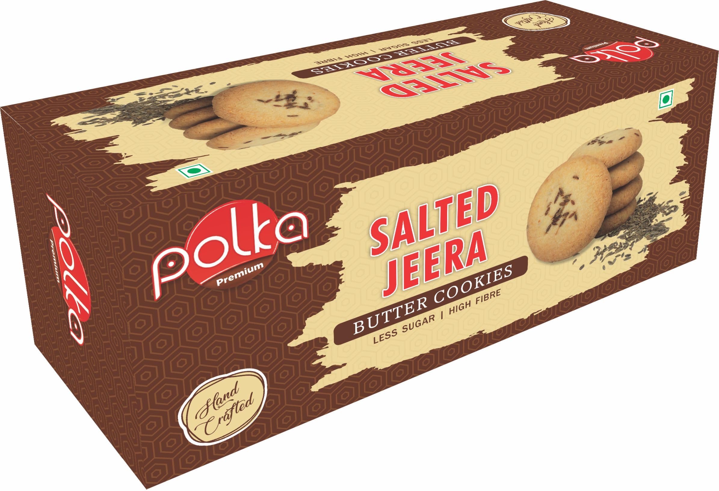 Salted Jeera Butter Cookies, 7.05 oz ℮ 200 g