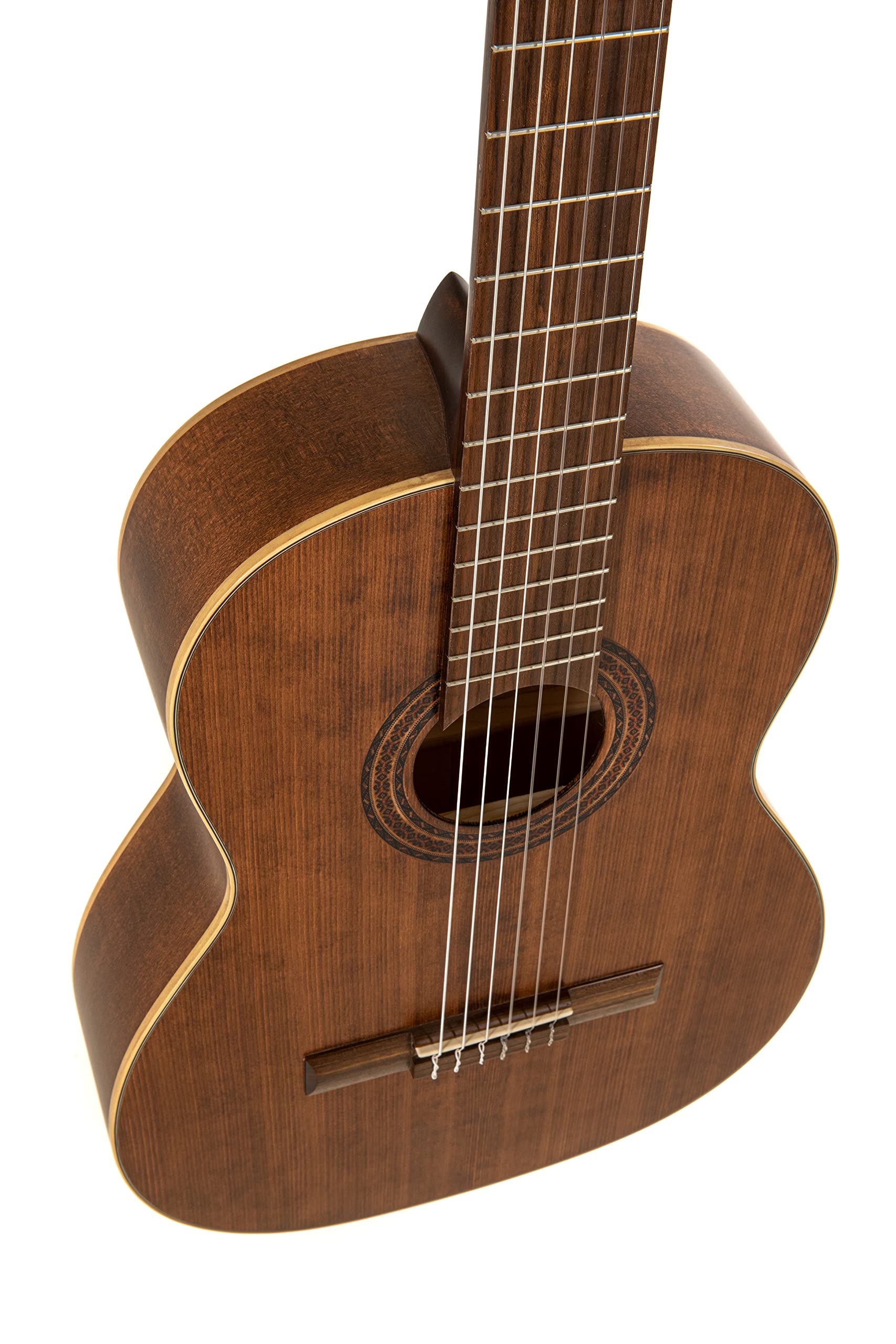 GEWA chitarra classica Pro Arte GC-Antique - misura 4/4 - tavola armonica in abete massello - meccaniche Original Van Gent - corde Hannabach - finitura opaca antica - Made in Europe