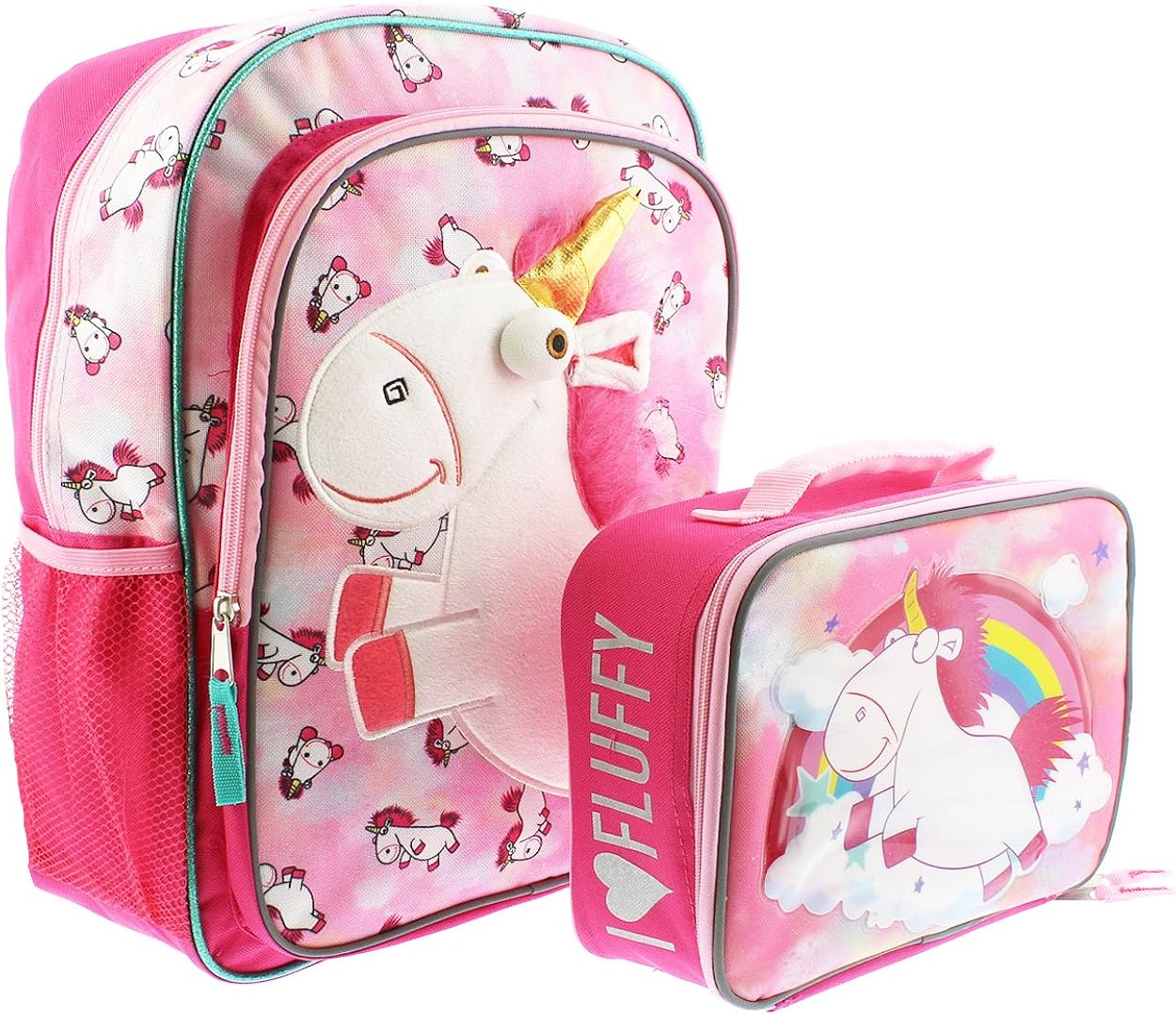 unicorn backpack and lunchbox set