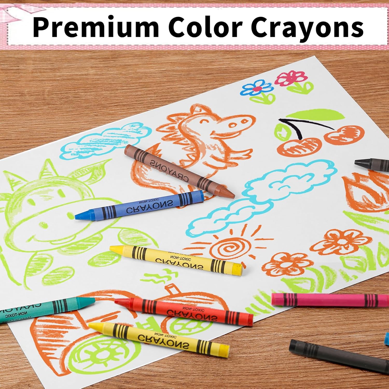 Bulk Crayons, 30 Boxes of 12 Packs Color Crayons, Crayon Bulk, Crayon Individual Packs for Party Favors Restaurants Home Office Supplies(12 Colors)