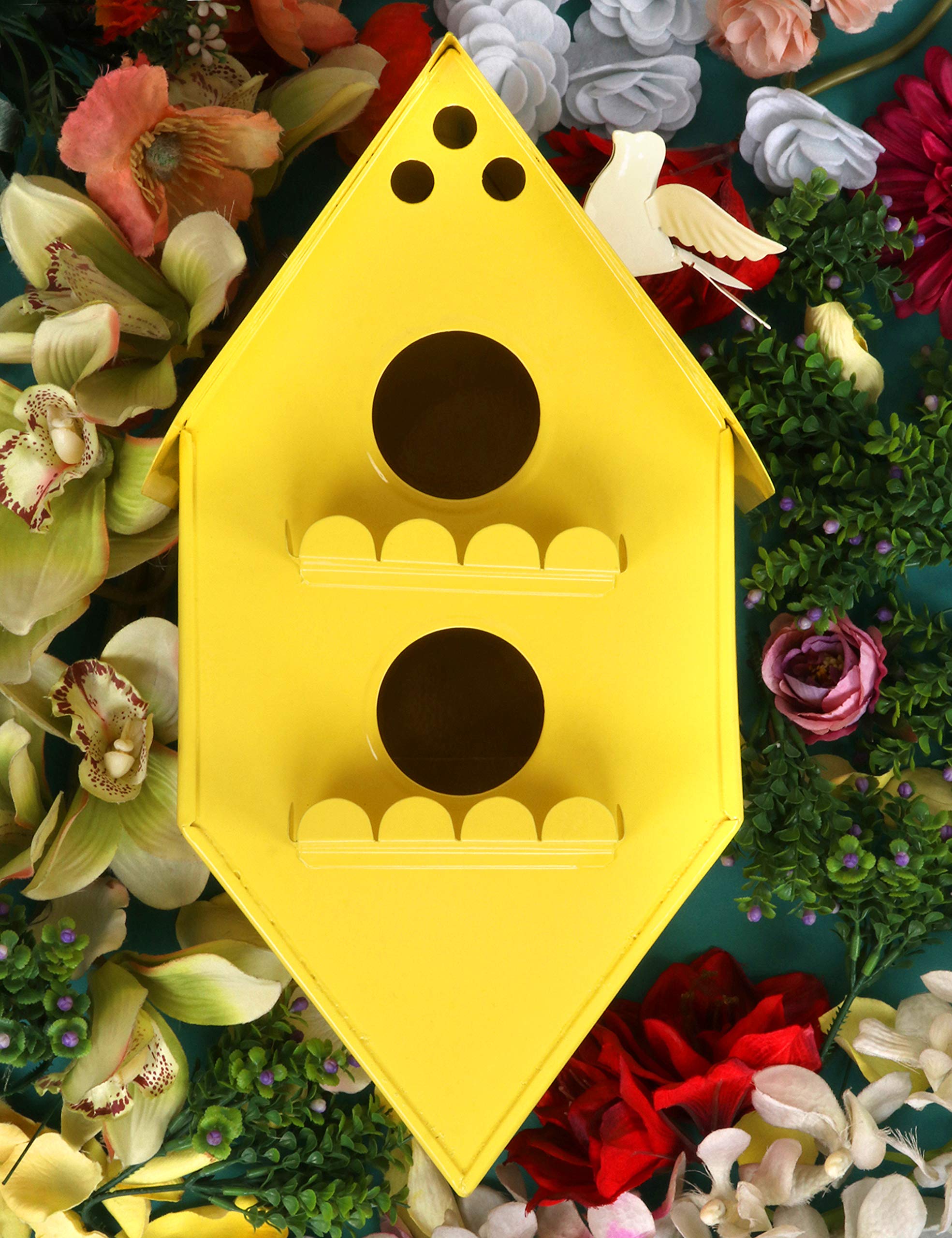 ELAN Bird House, Nest Box for Sparrows, Badries (Rhumbus, Yellow) (B07WRCWTTT) Amazon Price History, Amazon Price Tracker