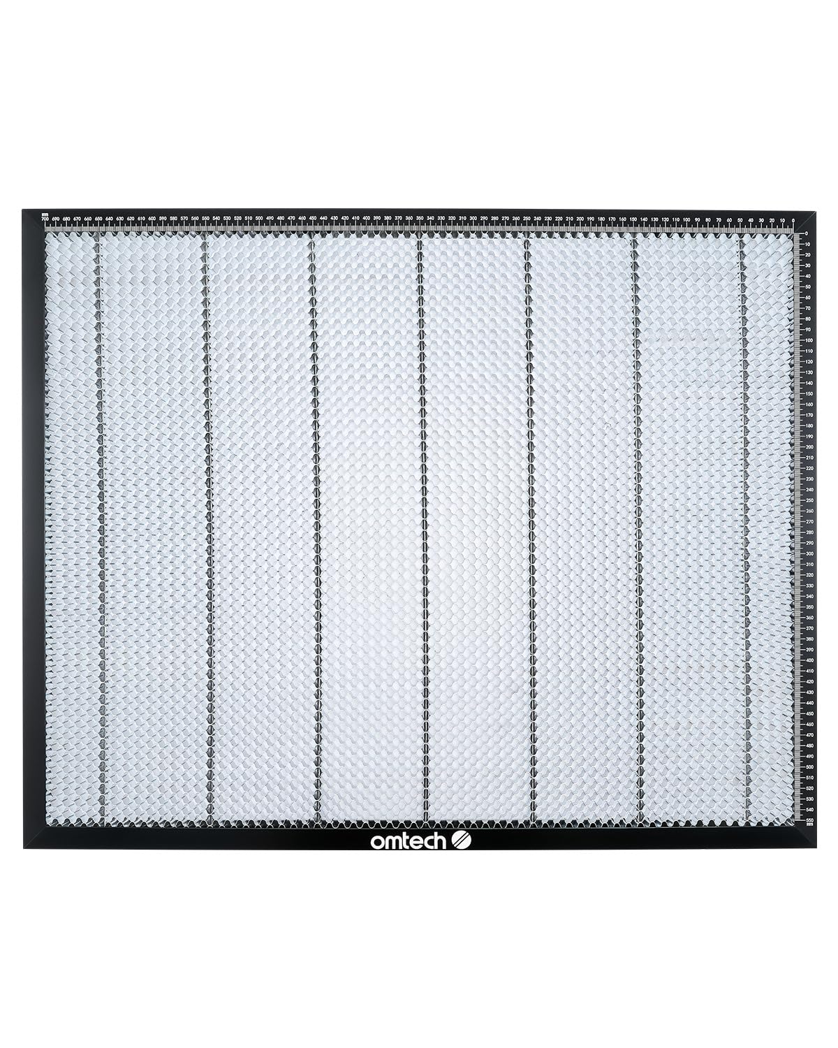 OMTech Tavolo a Nido d'Ape Laser 500x700mm Laser Honeycomb Nido d'Ape Laser in Metallo per Macchine Incisori e Taglierine Laser CO2, Piano di Lavoro a Nido d'Ape Laser con Bilancia Incorporata