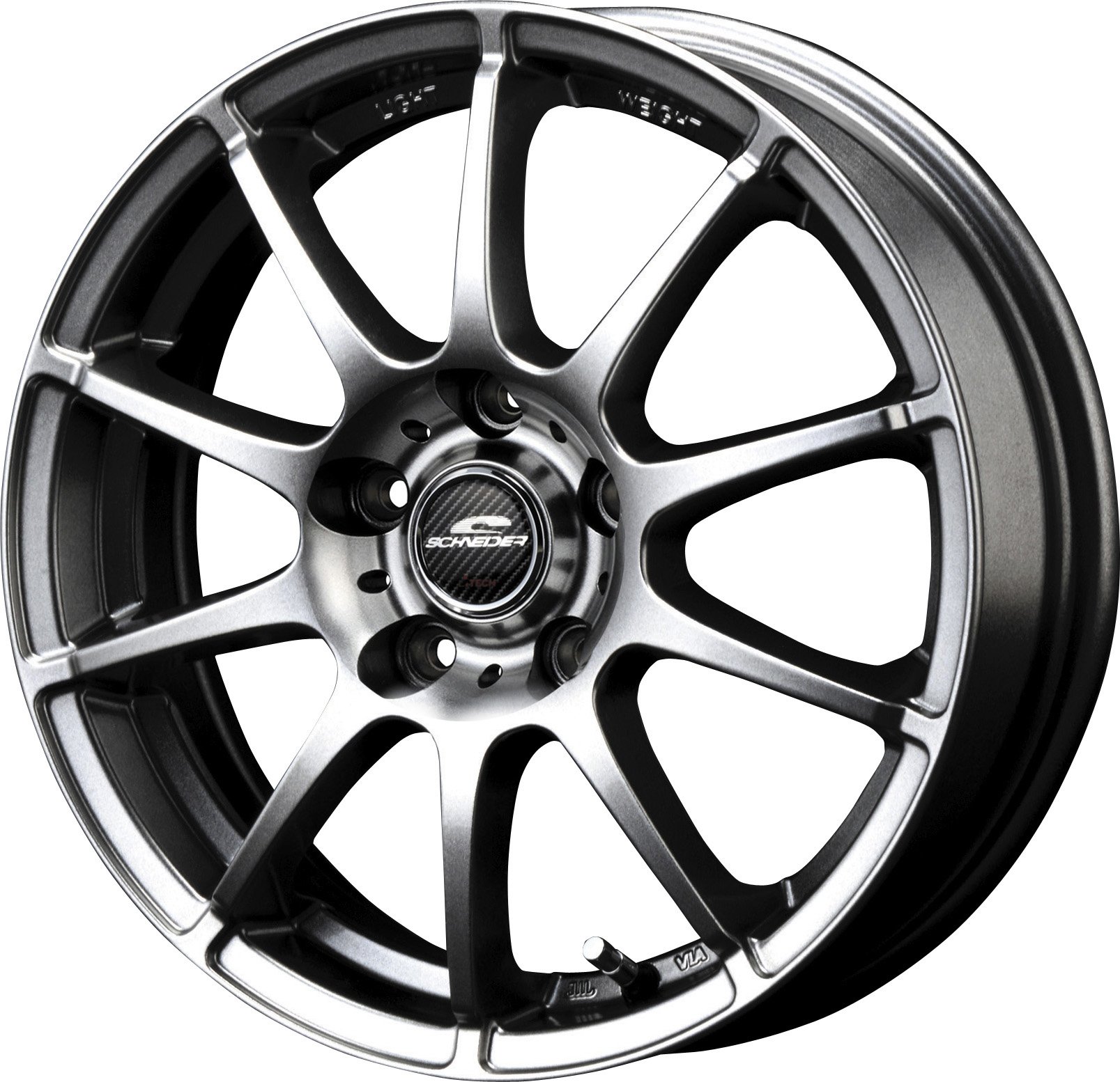 A-TECH SCHNEDER 15インチ　5J BRIDGESTONE アクア・フィット【軽量アルミ単品4本価格】A-TECH