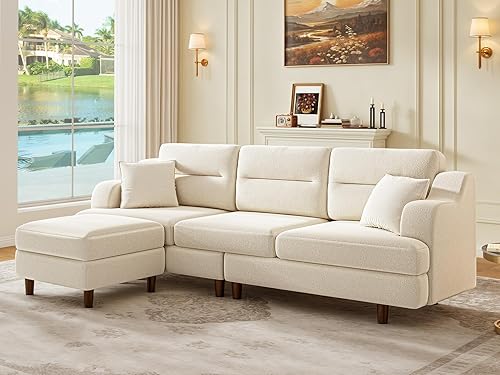 Miniatura 3 de YITAHOME Sofá convertible de 89 pulgadas con almacenamiento, sofá reversible en forma de L con diván, muebles de sala de estar, cómodos sofás con