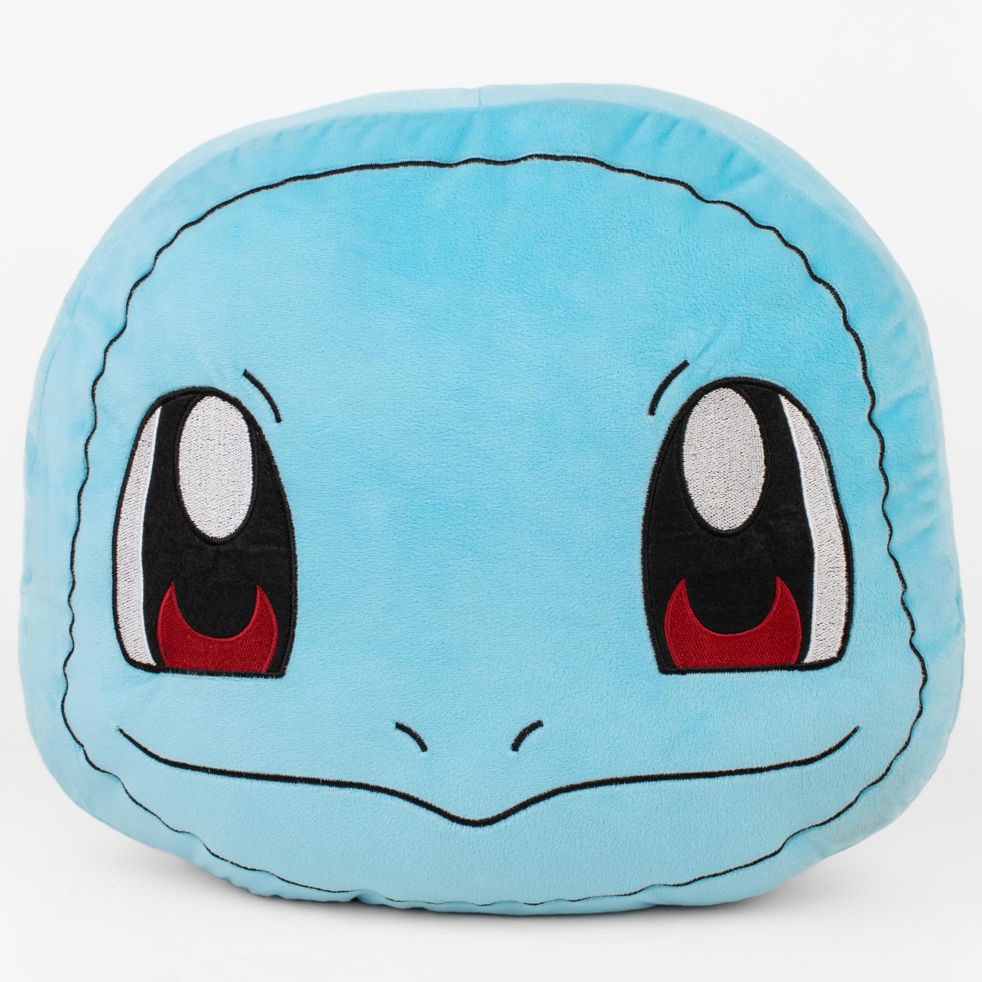 Mirada Pokemon Blue Squirtle Face Soft Toy - Officially Licensed - Soft & Comfortable Plush Pillow - Ideal for Kids, Boys & Girls - 35cm