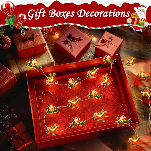 Miniatura 10 de Coquimbo Guirnalda de luces decorativas para el día de San Valentín, 10 pies, 30 luces LED, guirnalda de luces de decoración de San Valentín para