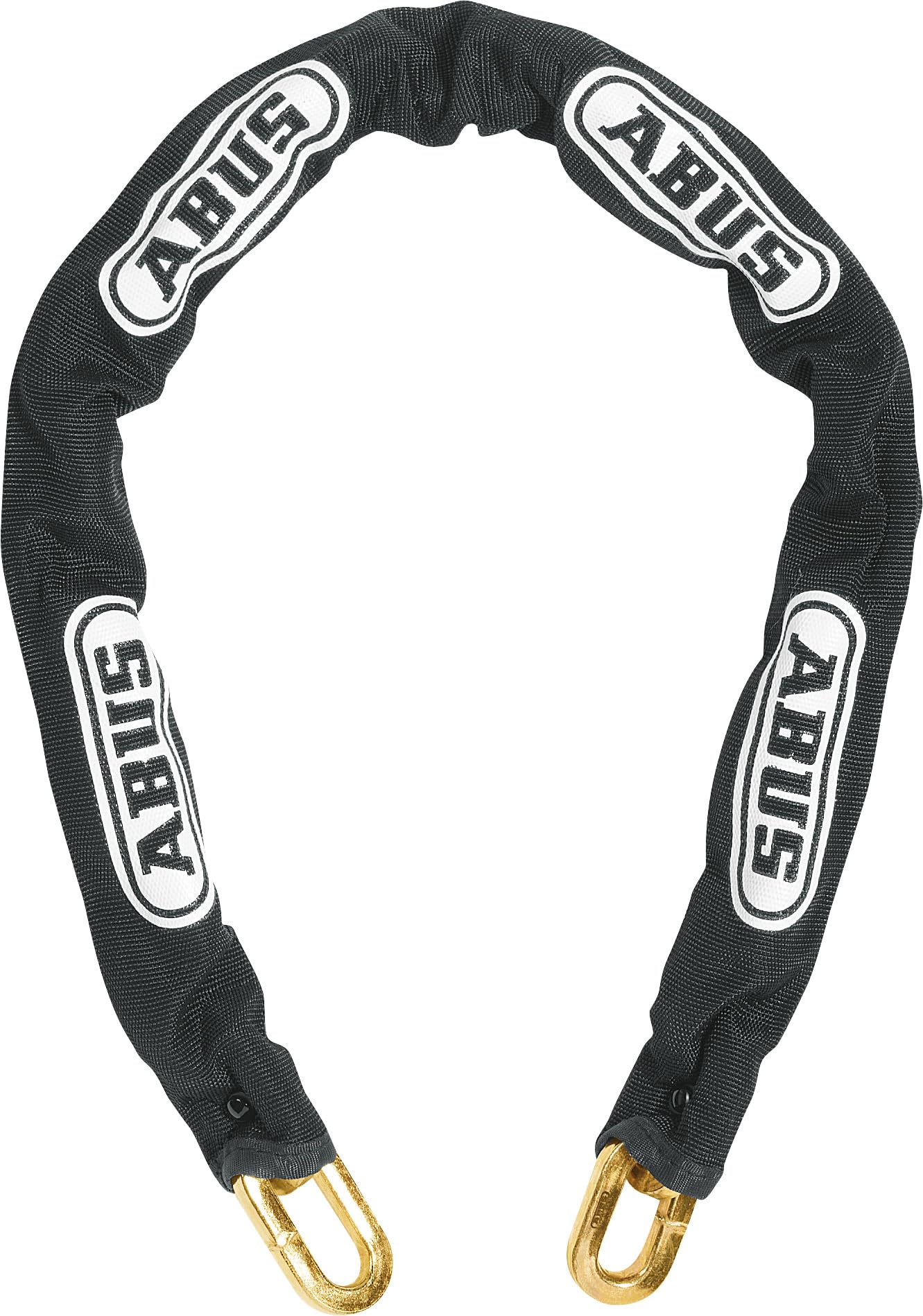 Chaîne ABUS 8KS – chaîne en Acier de 8 mm d'épaisseur pour sécuriser Les vélos, Les chaises, Les Machines et Autres – avec revêtement Textile – Peut être combinée avec Un Cadenas – Longueur 85 cm