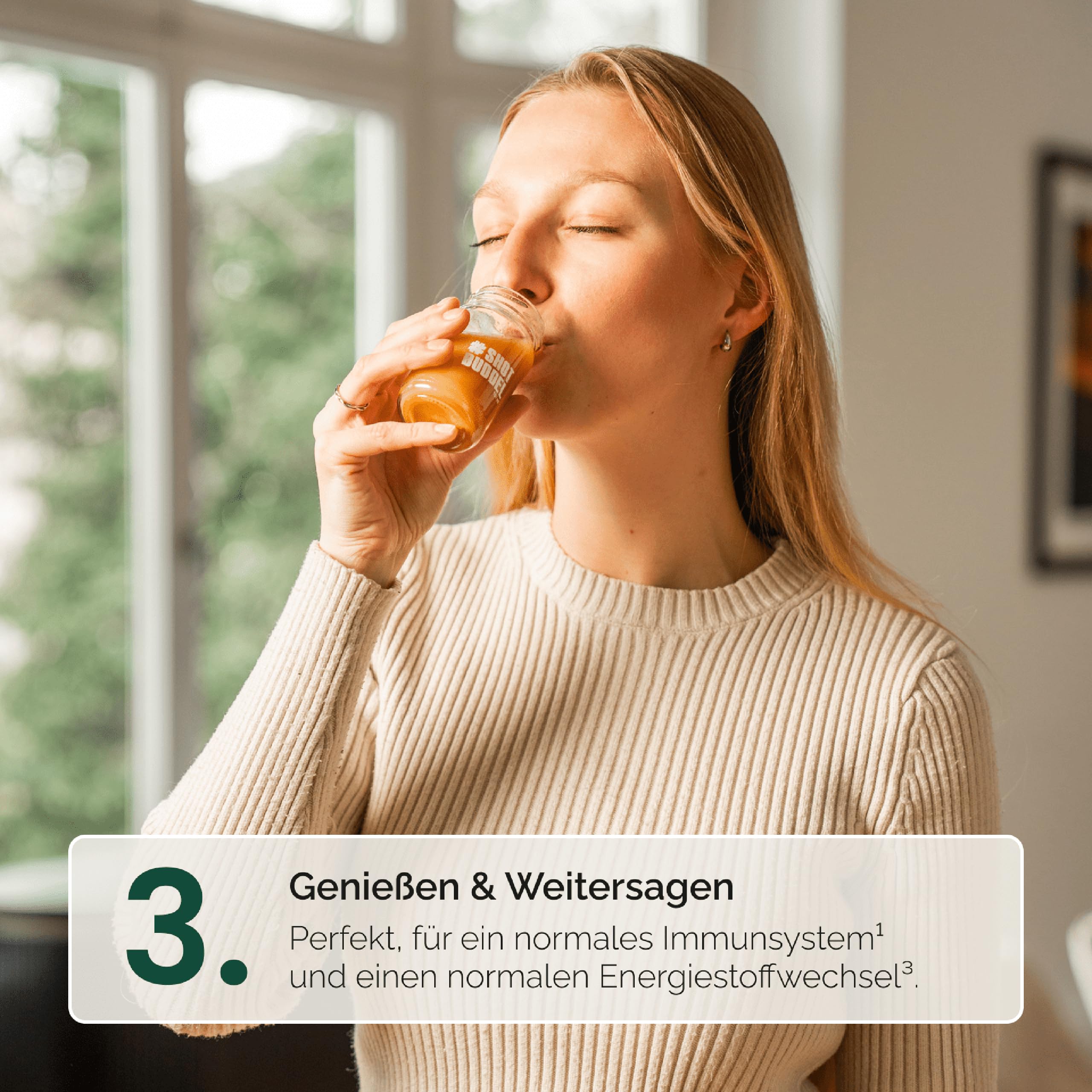 Hansegrün - Kennlernset Ingwer Shots (180 Stk.) - Veganes Superfood-Pulver für Immungsystem¹ & Energiestoffwechsel³ - Kurkuma, Zitronenschale & Acerola - 100% echte Zutaten zur täglichen Zubereitung