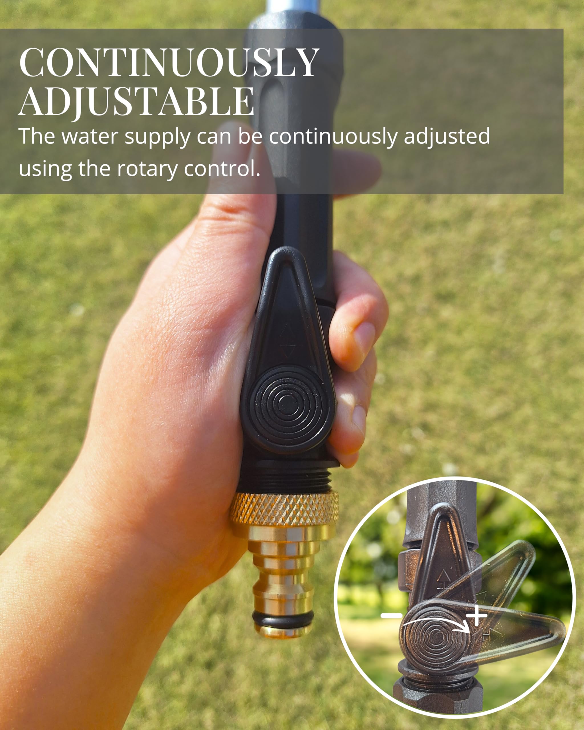 LIVLIG Watering Rod, Watering Rod Metal for Garden use, Robust Watering Rod for Precise Watering - Image 4