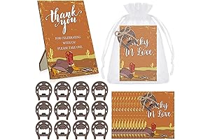 50-Piece Horseshoe Bottle Opener Wedding Party Favors