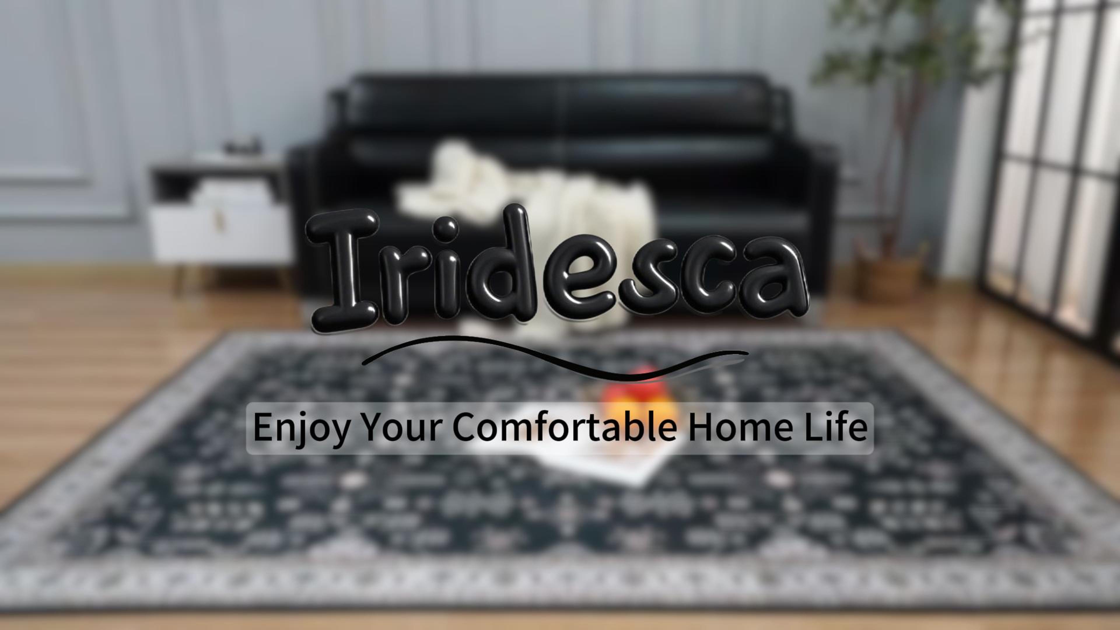 Tapete decorativo 5x7 de área lavado para sala y dormitorio miniatura 7