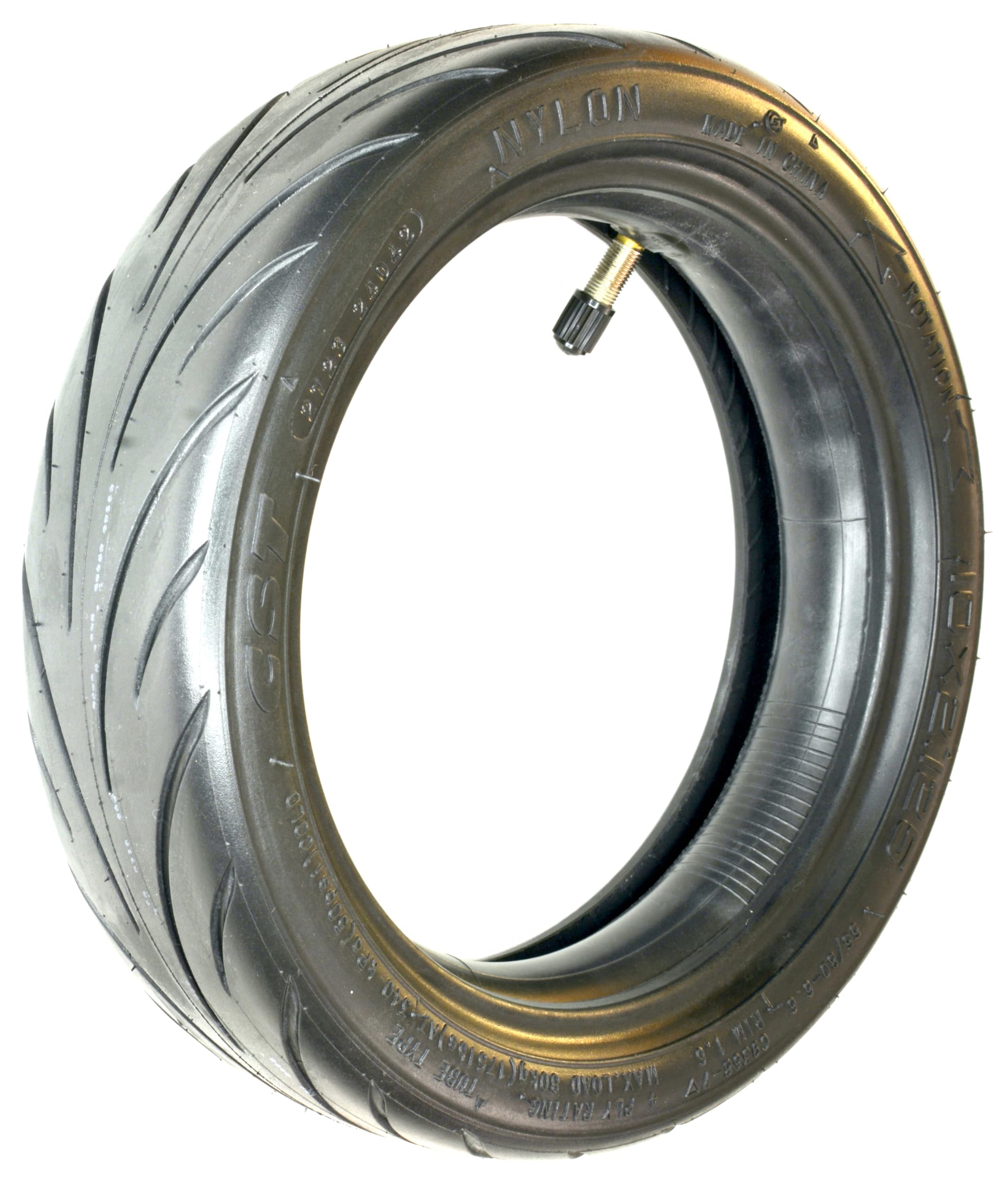 Pneumatico e fotocamera 10 x 2,125 pollici, 55/80-6,6 pollici, per monopattino elettrico