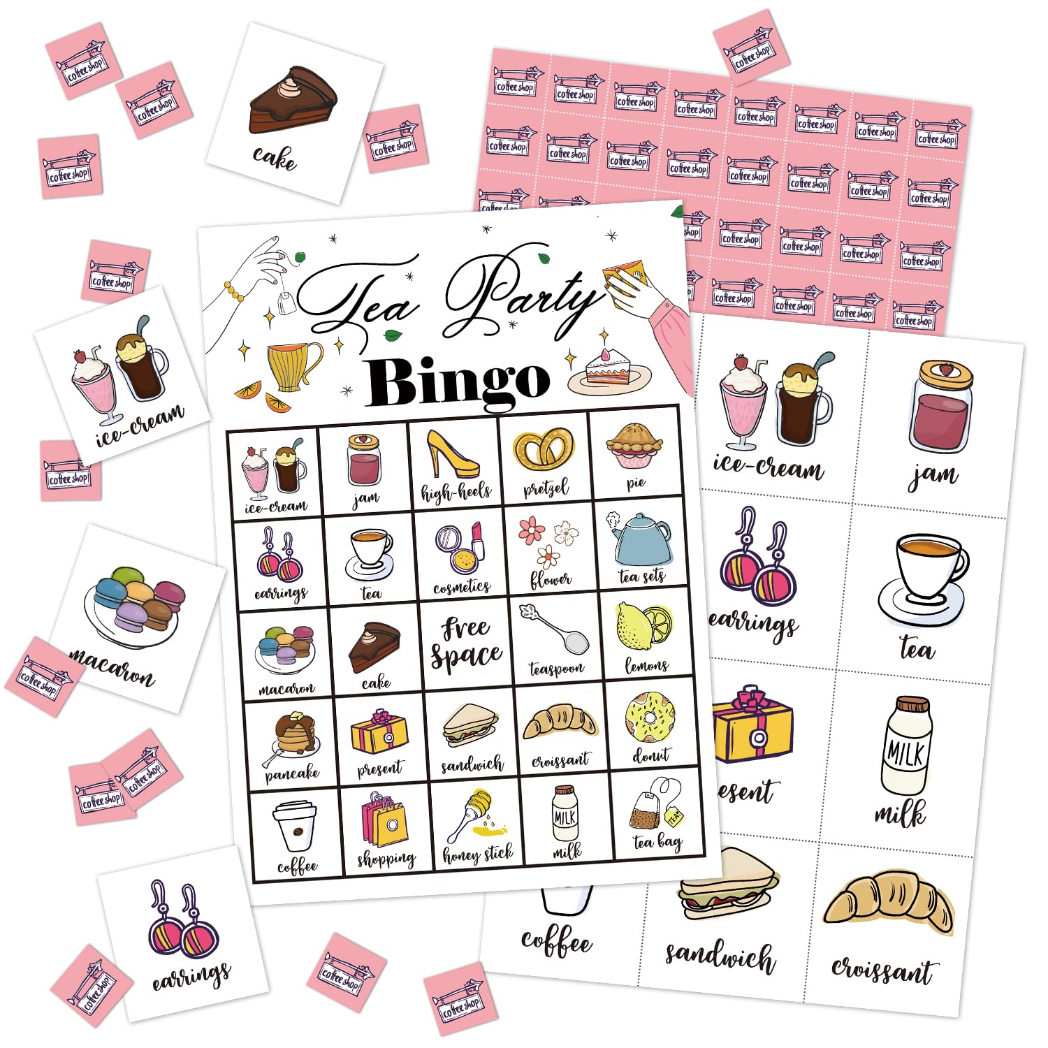 Amazon.com: Tea Party Bingo Game 24 Players Bingo Cards for Women Men Birthday Tea Party Favors for Women Friends Family Holiday Party Activities Supplies Garden Party Decoration Bingo Game- JK0105 : Toys amazon-com-tea-party-bingo-game-24-players-bingo-cards-for-women-men-birthday-tea-party-favors-for-women-friends-family-holiday-party-activities-supplies-garden-party-decoration-bingo-game-jk0105-toys