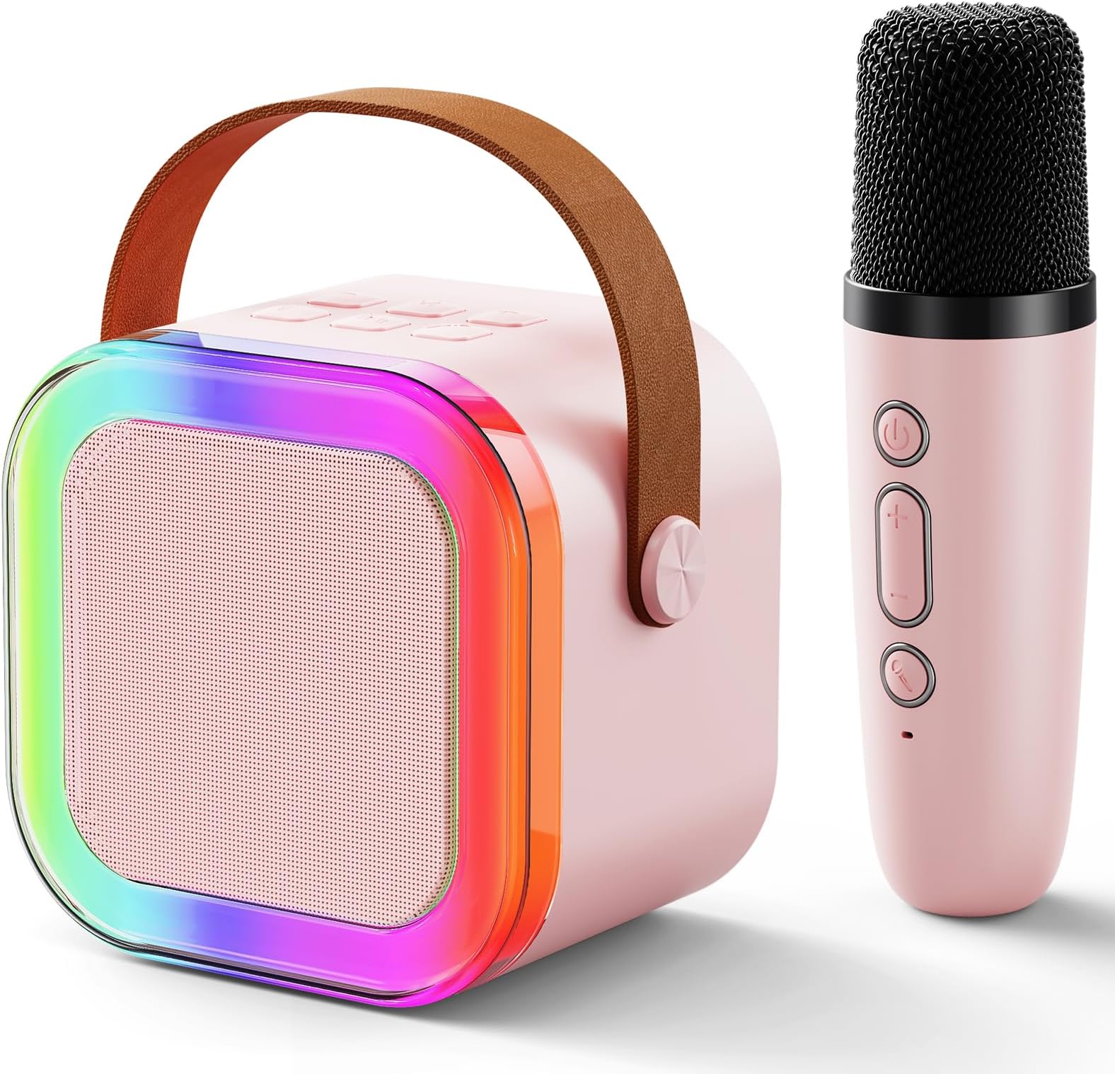 Kids Karaoke Machine for Girls: Professional Wireless Mini Portable Bluetooth Speaker with Microphone - Kids Music Singing Toys for 4,5,6,7,8,9,10 Year Old Girl Boy Christmas Birthday Gift Ideas