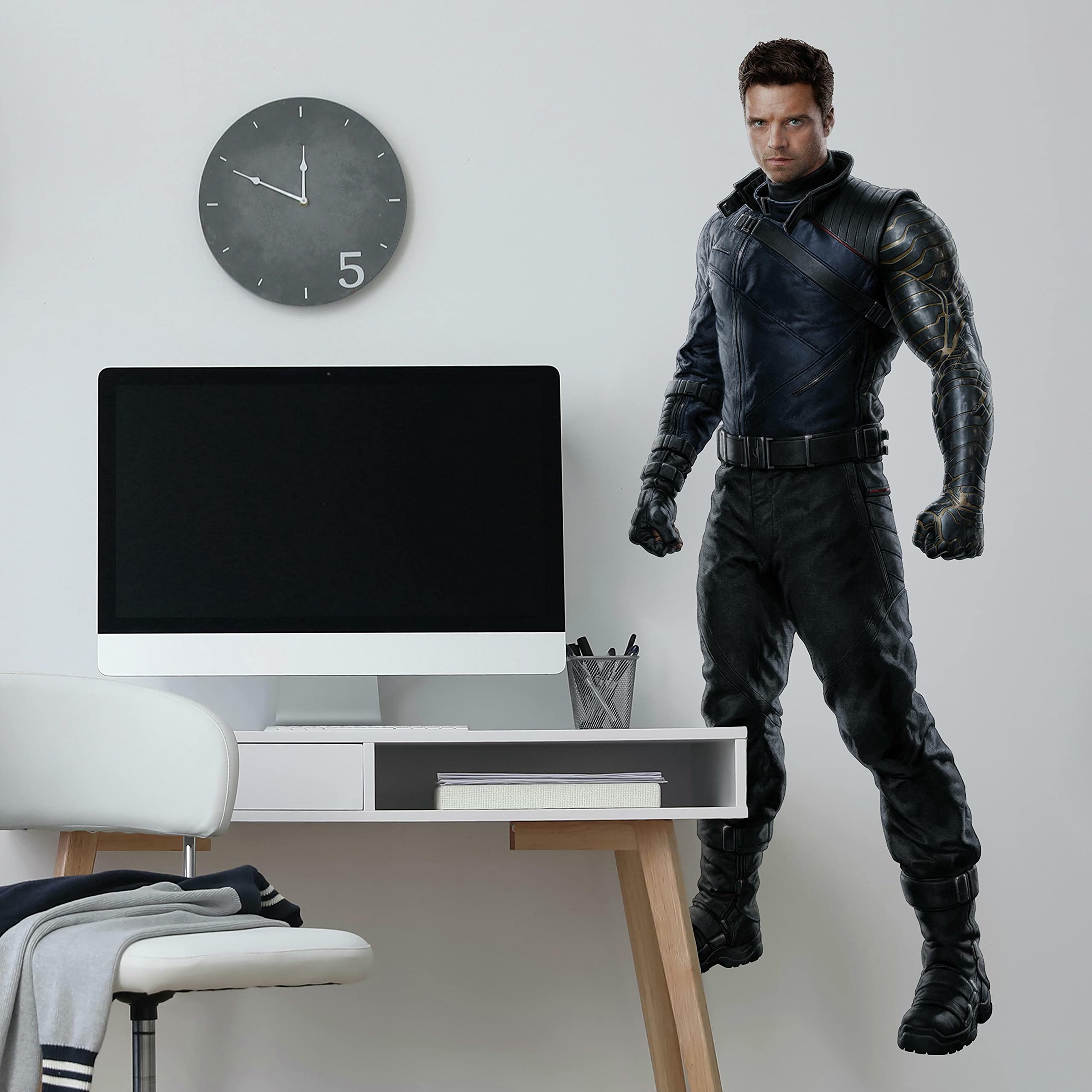 Sticker Géant Marvel Le Faucon et Le Soldat de l'hiver repositionnable pour chambre