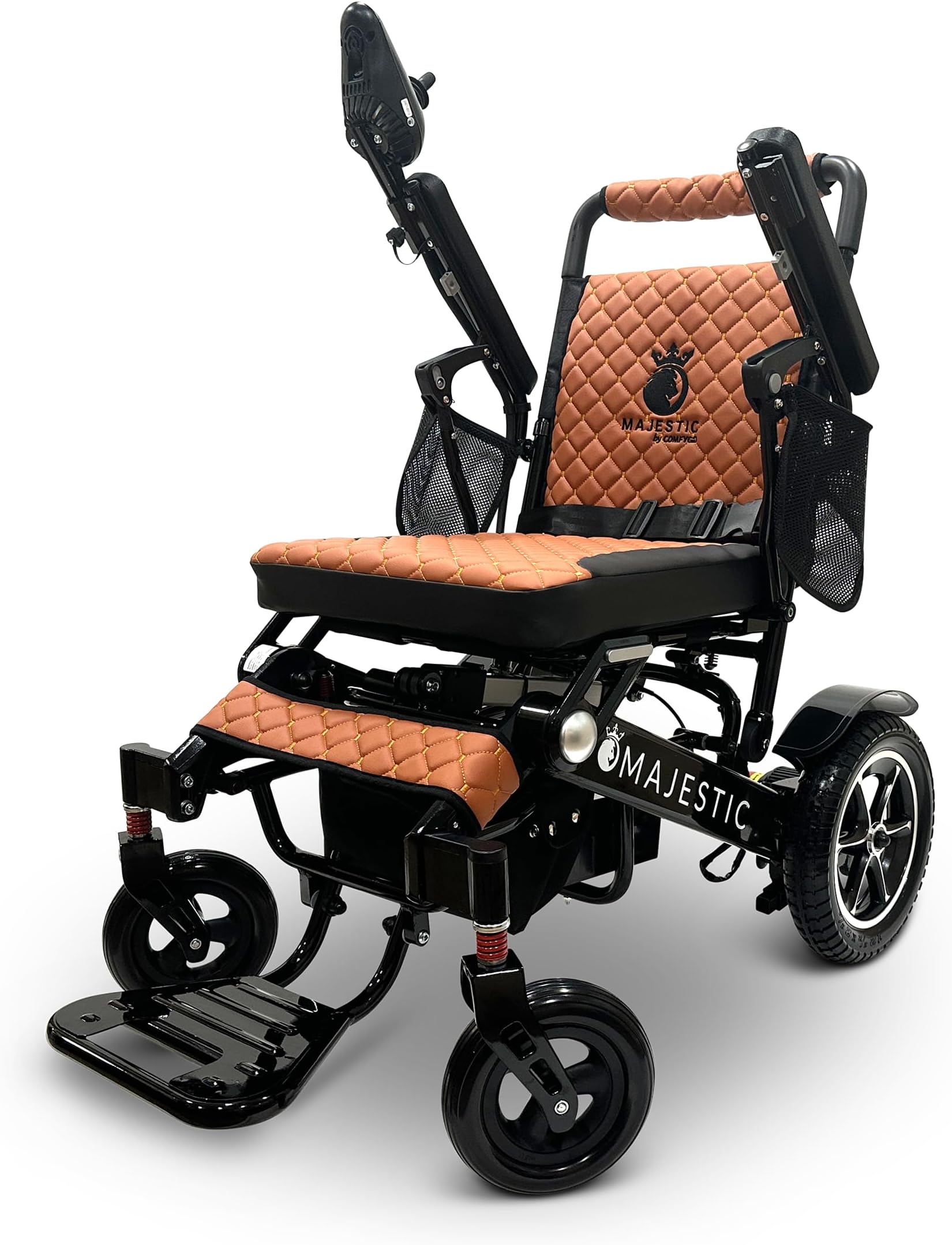 Electric Wheelchairs for Adults, 350 lbs Capacity, Up to 13 Miles Range, Lightweight Wheelchair for Seniors,Remote Controlled Wheel Chair, All Terrain, Airline and Cruise Approved, IQ-7000 by Majestic