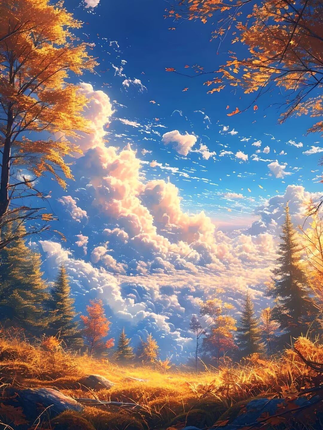 Malen Nach Zahlen Erwachsene Wolkenlandschaft Malen Nach Zahlen Bild, Handgemalt Ölgemälde Kit für Anfänger und Kinder Mit 3-Pinseln und Acrylfarbe für Basteln Zuhause Mädchen Geschenk 150x100cm w5269