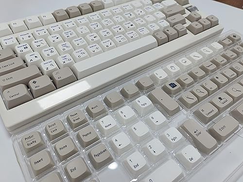 Miniatura 6 de Teclas de material PBT, teclas originales de altura de fábrica, juego completo de 130 teclas, adecuado para teclado mecánico de la serie