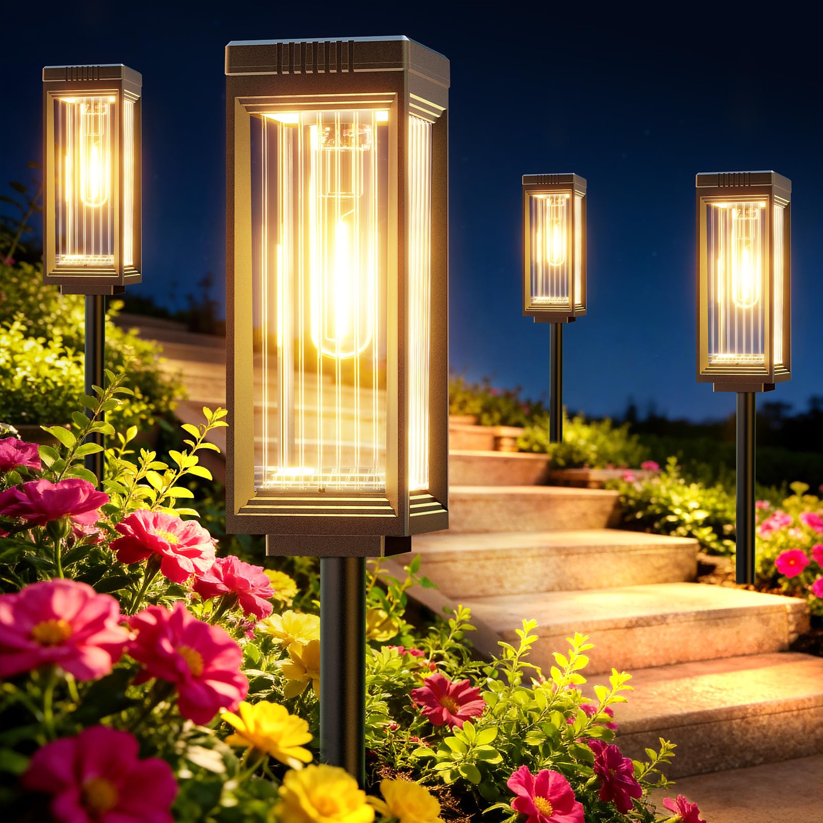 ELECLINK Solar Pathway Lights Outdoor