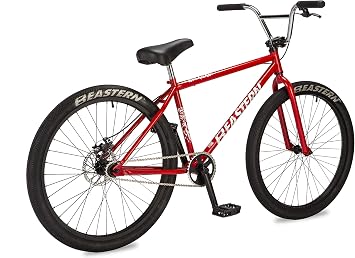 Eastern Bikes Growler 26 LTD Bicycle with 26" Wheels. BMX Inspired Neighborhood Cruiser, Perfect to Ride in Comfort Around Town, at The Beach, or on Your Local Trails or Greenway. Red