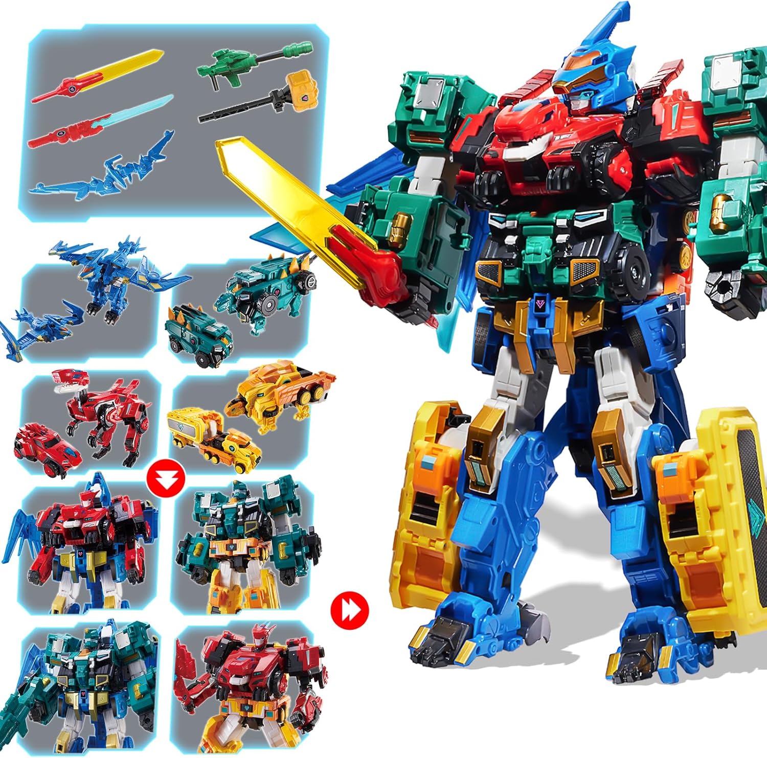 4 in 1 Transformable Mega Robot Metatron