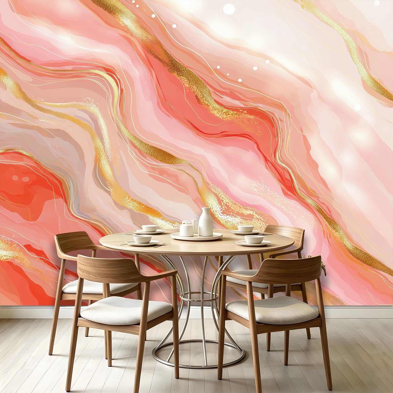 Fototapeta nowoczesna, abstrakcyjna, fluid 200 x 140 cm – XXL tapeta ścienna, odporna na promieniowanie UV, tapeta z włókniny, do salonu, sypialni, pokoju młodzieżowego, biura, korytarza, dekoracja