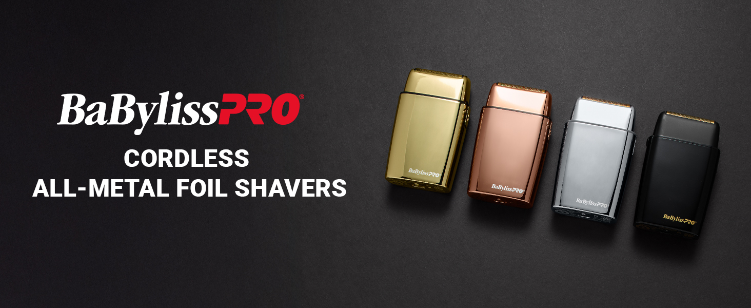 Amazon.com: BaBylissPRO Baberology Double Foil Shaver FXFS2G