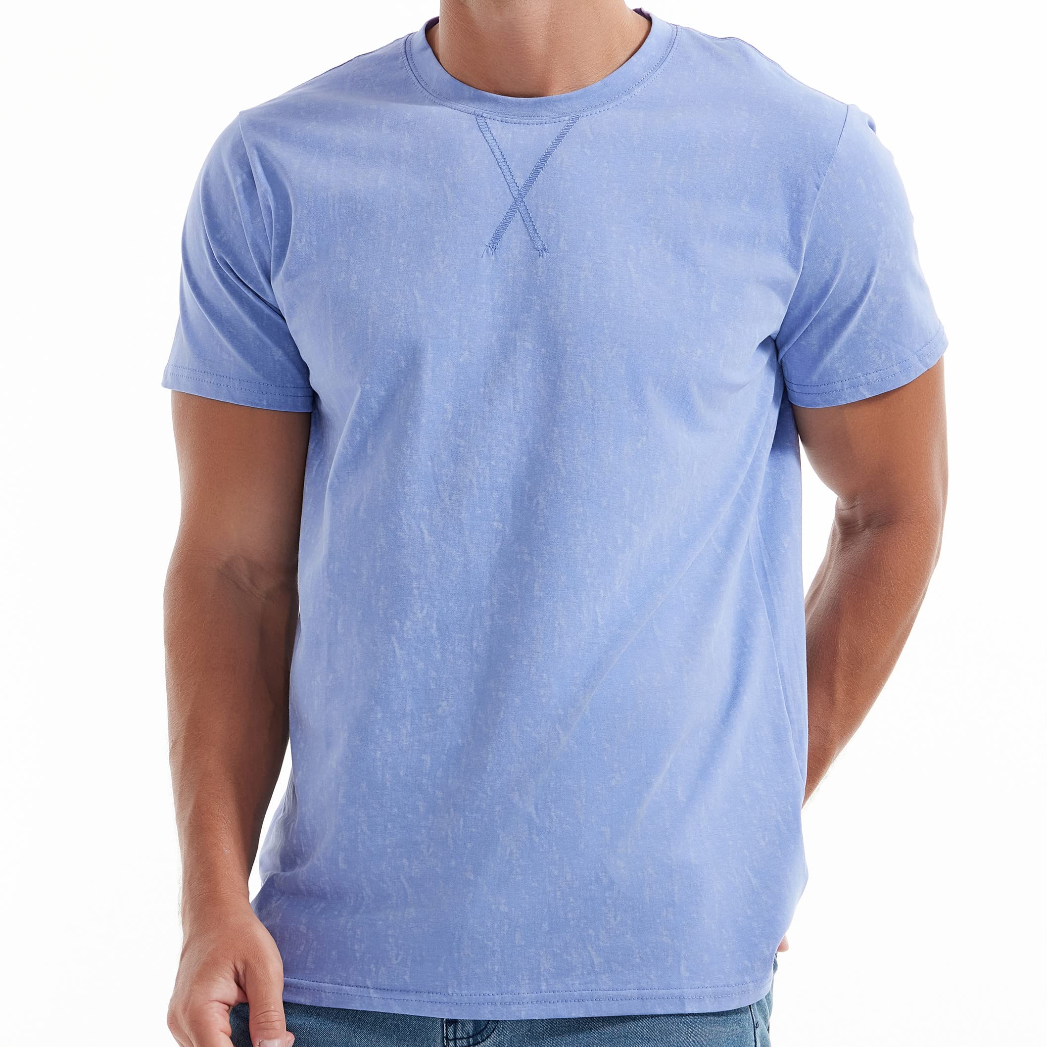 KLIEGOU Men's T-Shirts - Premium Cotton Crew Neck Tees S - 4XL