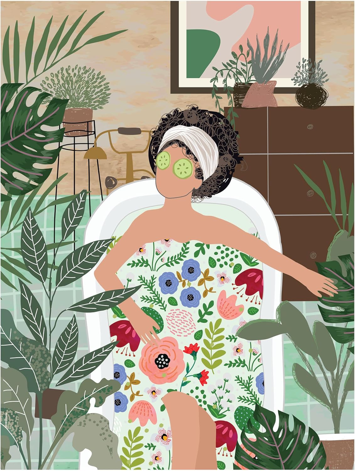 500 Piece Puzzle for Adults Hygge Sanctuary Space Aromatherapy Jigsaw + Scented Candle by Playview Brands