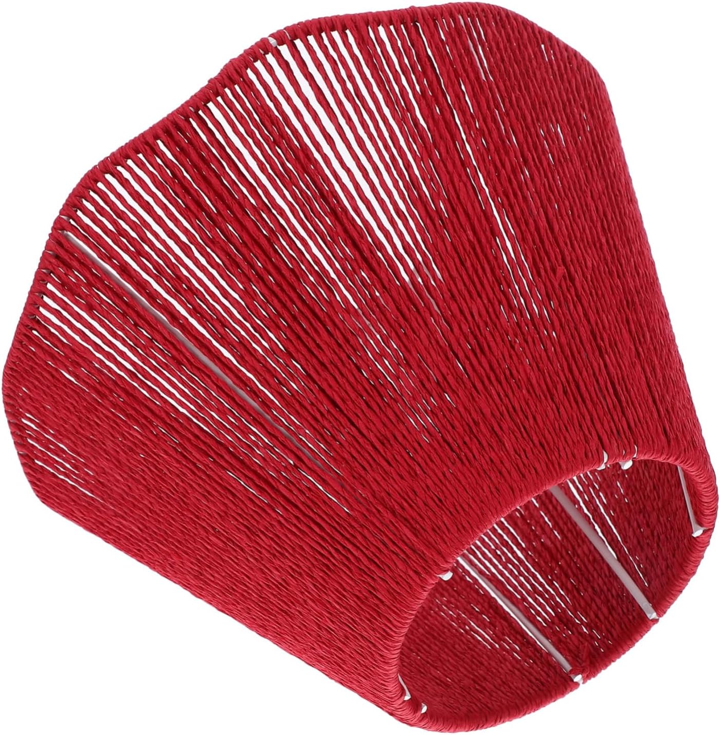 Gadpiparty Rope Woven Lampshade for Ceiling Light Retro Decor Chic Light Cover for Restaurants Cafes and Offices Lightweight and Easy to Install Design