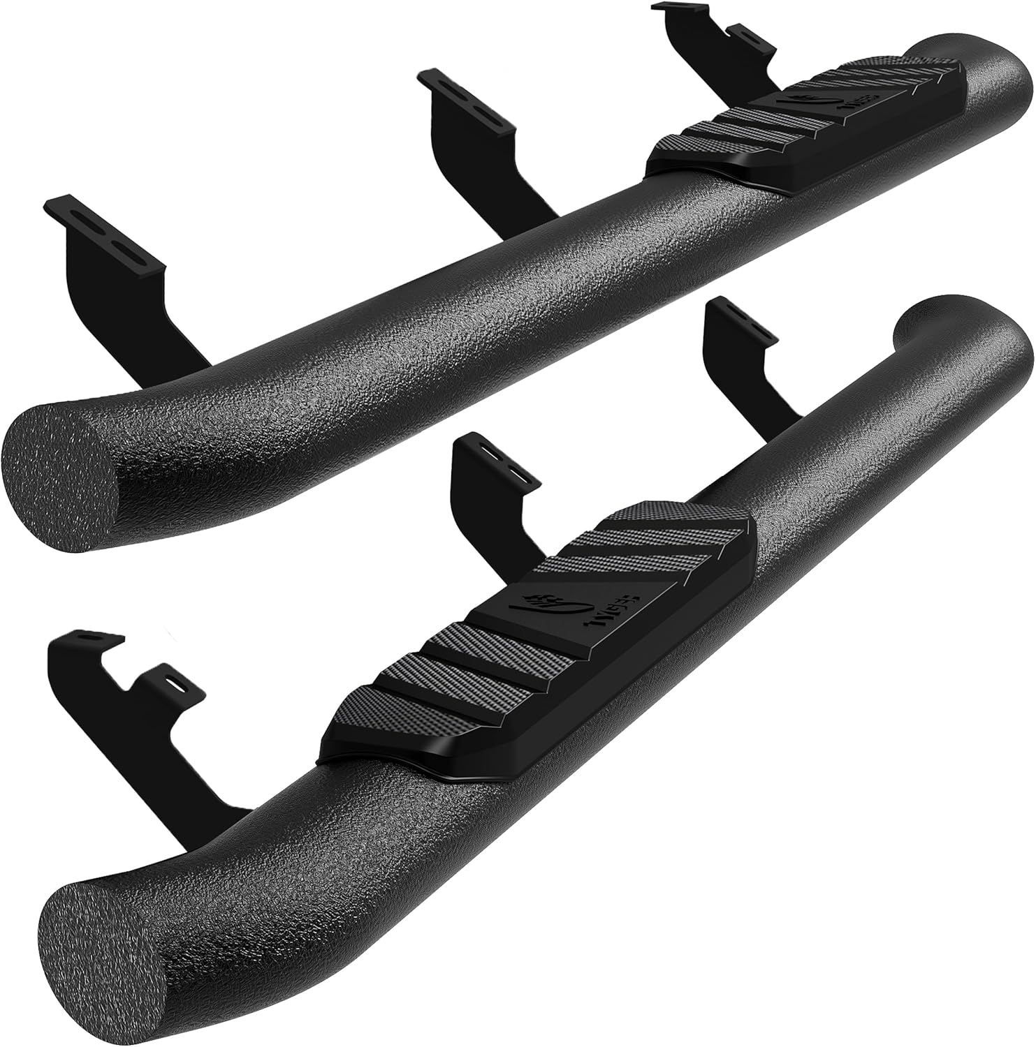 Tyger Auto 3.5" Rider Running Boards Compatible with 2024-2026 Toyota Tacoma (Fits Hybrid) | Double Cab | TG-SS2T36008 | Side Step Rail Nerf Bars