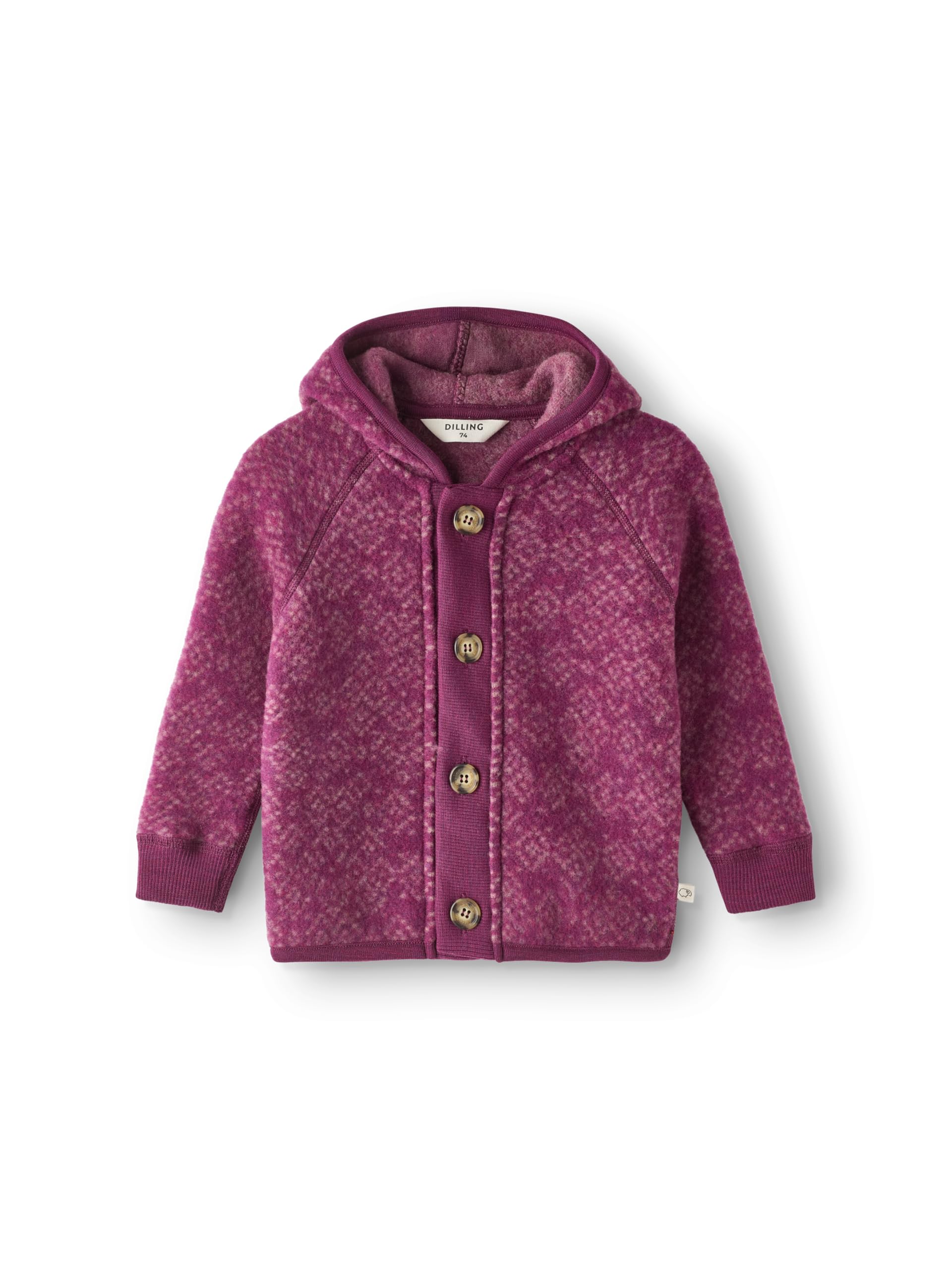 DILLING Baby Jacke aus Merino Wollfleece